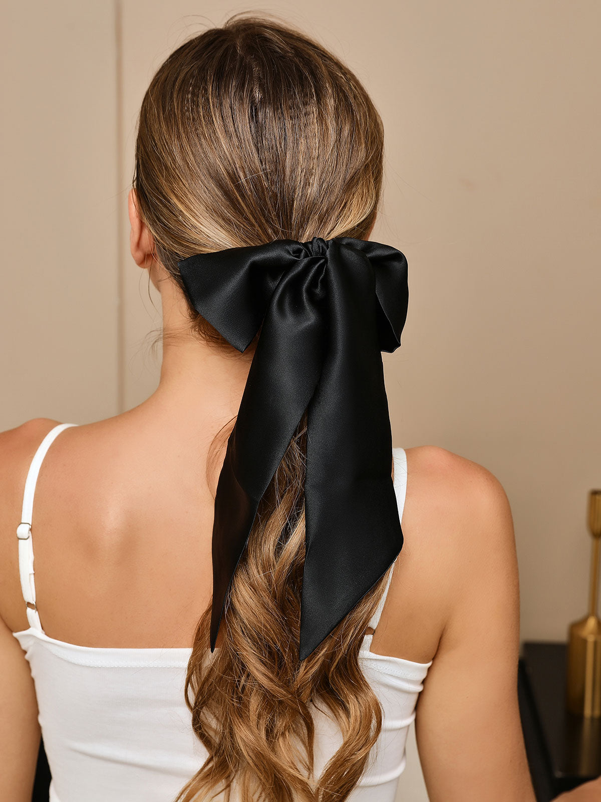 Pure Silk Soft Long Ribbon Scrunchie