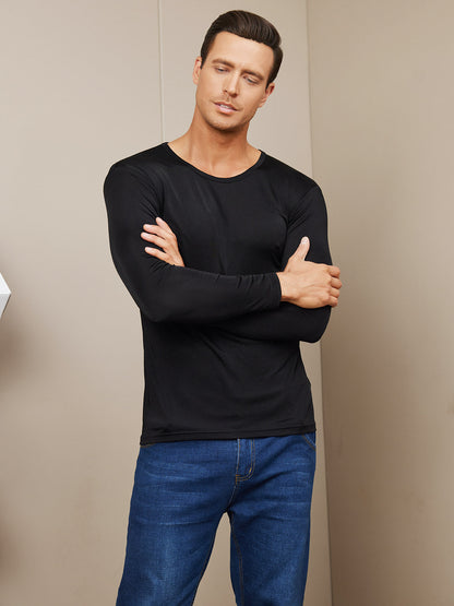 Mens Silk Knitted Tee