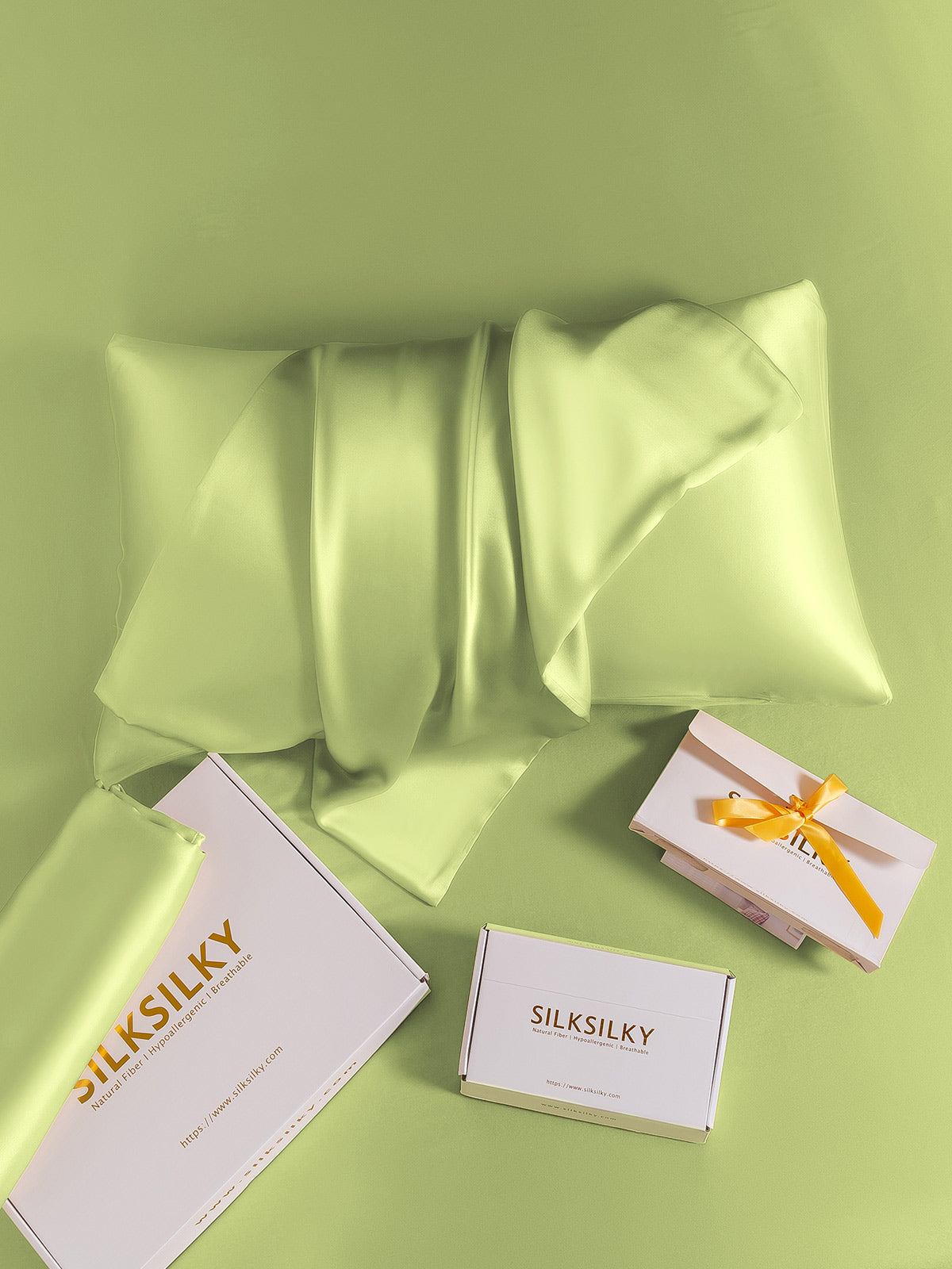 19Momme 100% Mulberry Silk Pillowcase - Envelope Closure