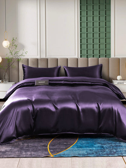 25Momme 3Pcs Silk Set Duvet Cover+2x Pillowcases