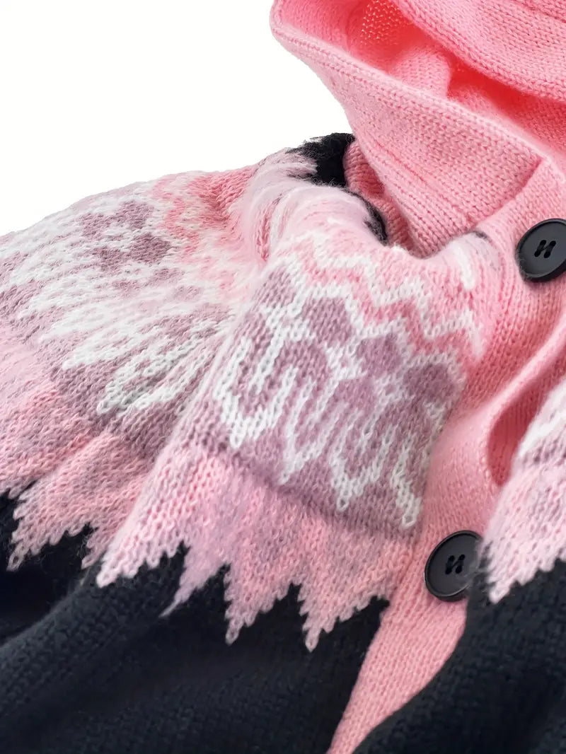 Regina™ | Klasyczny kardigan z kapturem