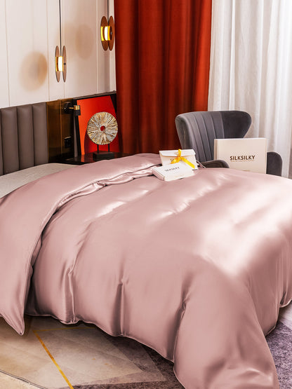 19Momme Mulberry Silk Seamless Duvet Cover