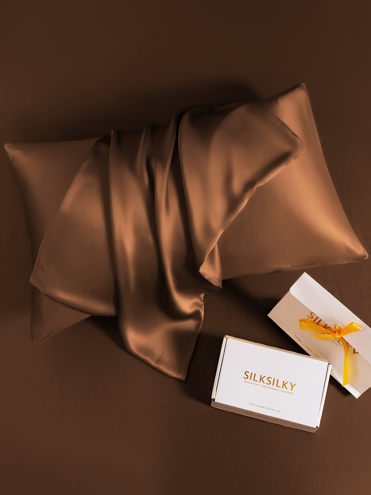 100% Mulberry Silk Pillowcase with Envelope Closure