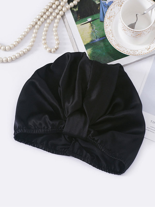 Pure Silk Night Turban Sleep Cap