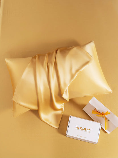 100% Mulberry Silk Pillowcase - Hidden Zipper