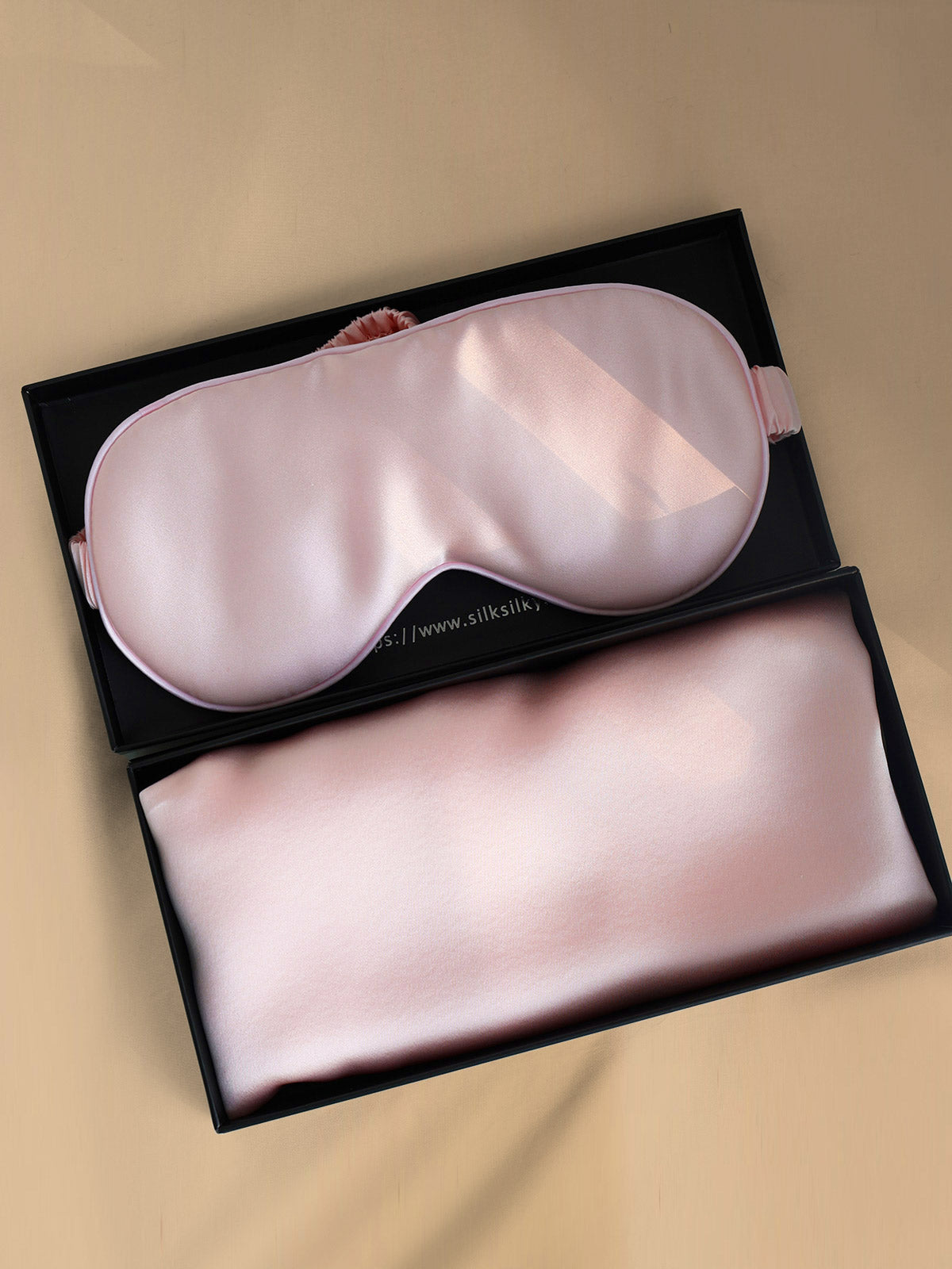 Gift Set - 22Momme 100% Mulberry Silk Pillowcase & Eye Mask