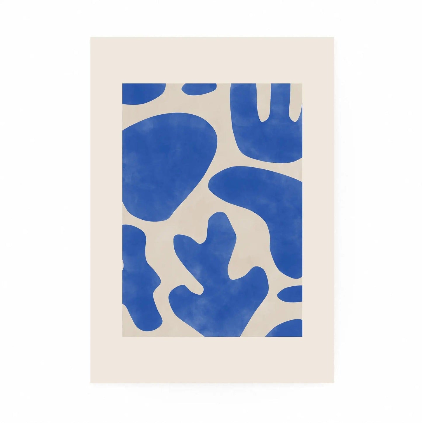 Blauw Koraal Abstract by Elena Ristova