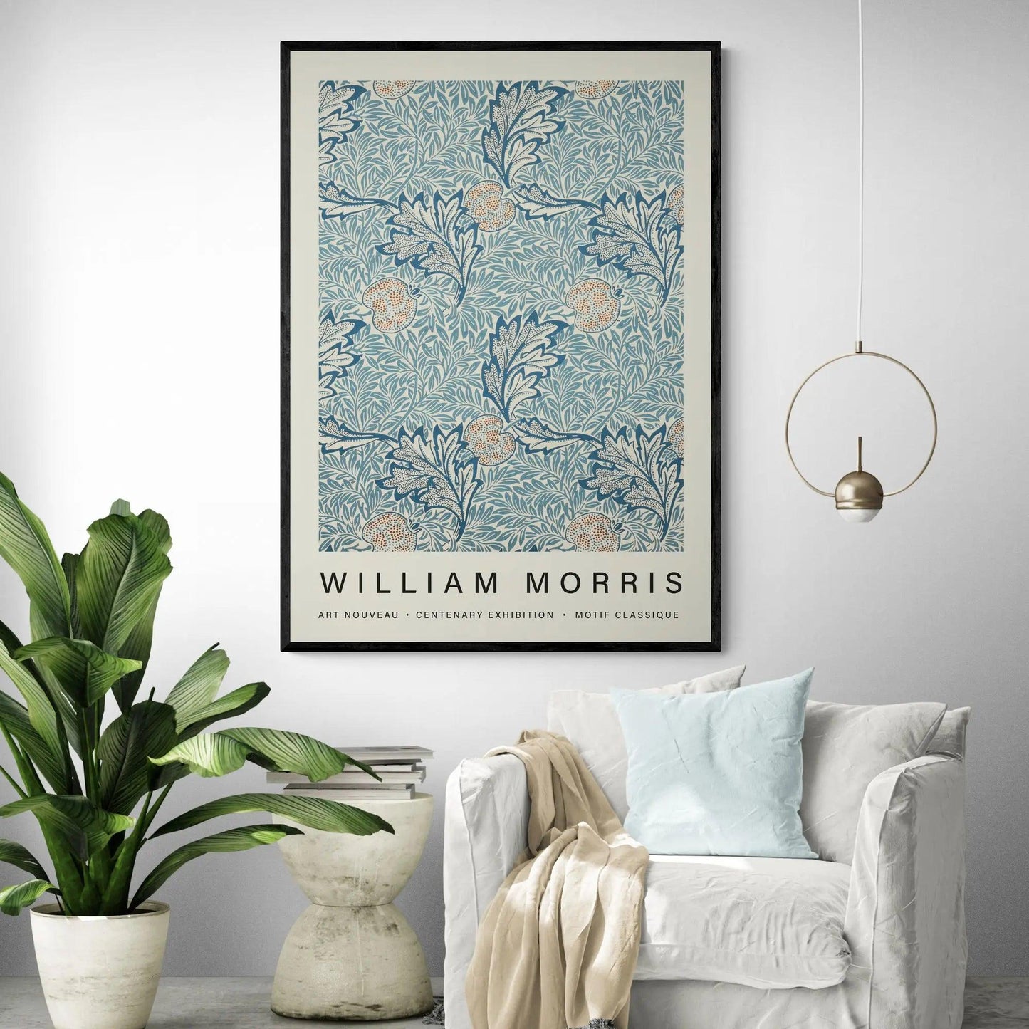 Blauw Flowers by William Morris