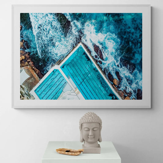 Bondi Beach Rock Pool Art Print