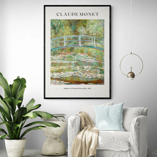 Bridge over a Pond of Water Lilies by Claude Monet