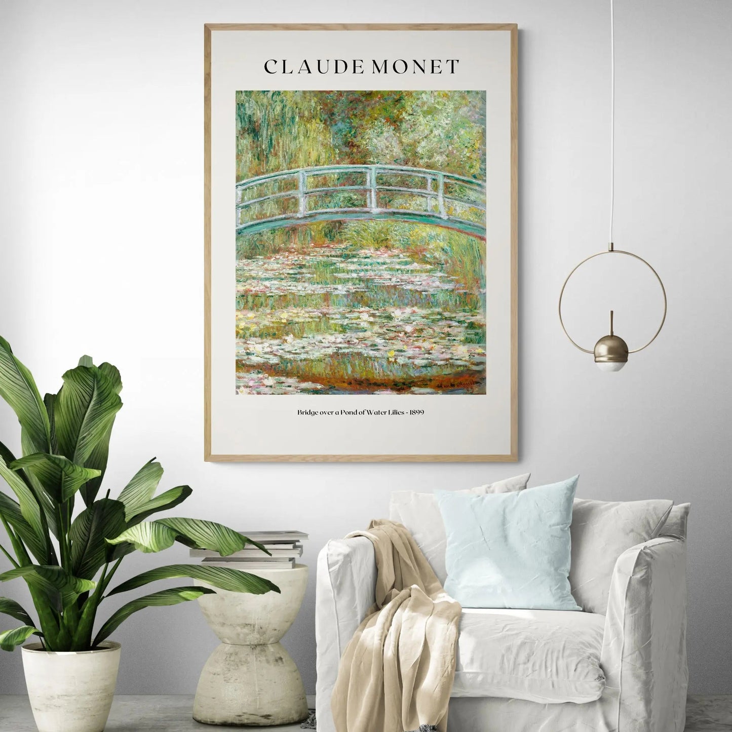 Bridge over a Pond of Water Lilies by Claude Monet