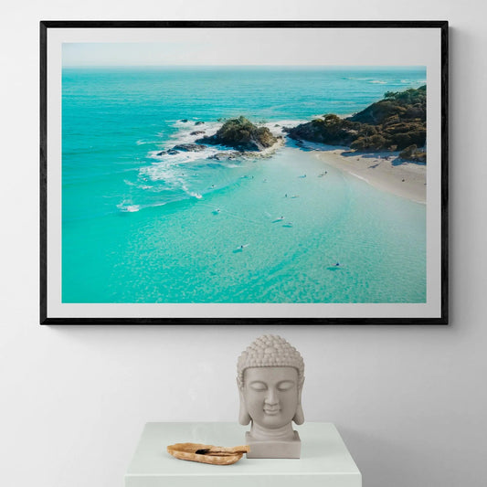 Byron Bay Surfers Art Print