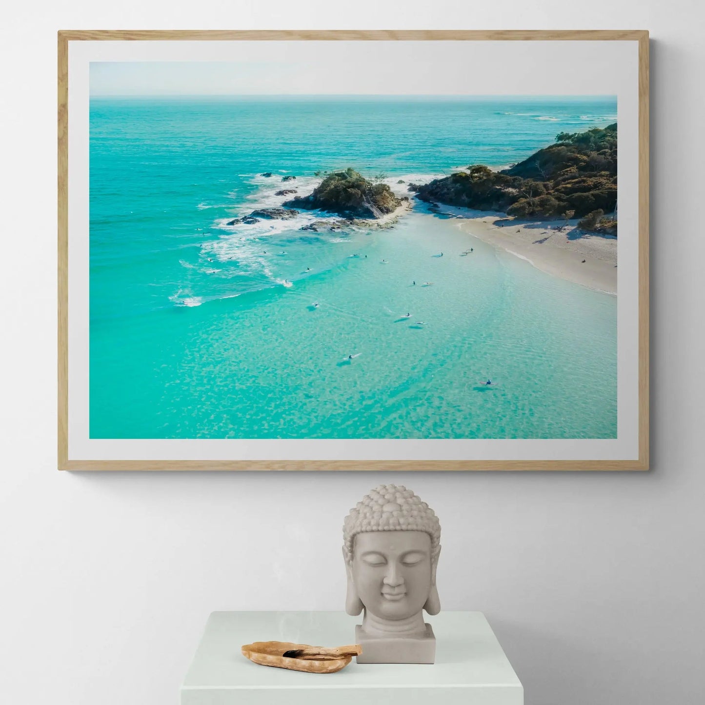 Byron Bay Surfers Art Print
