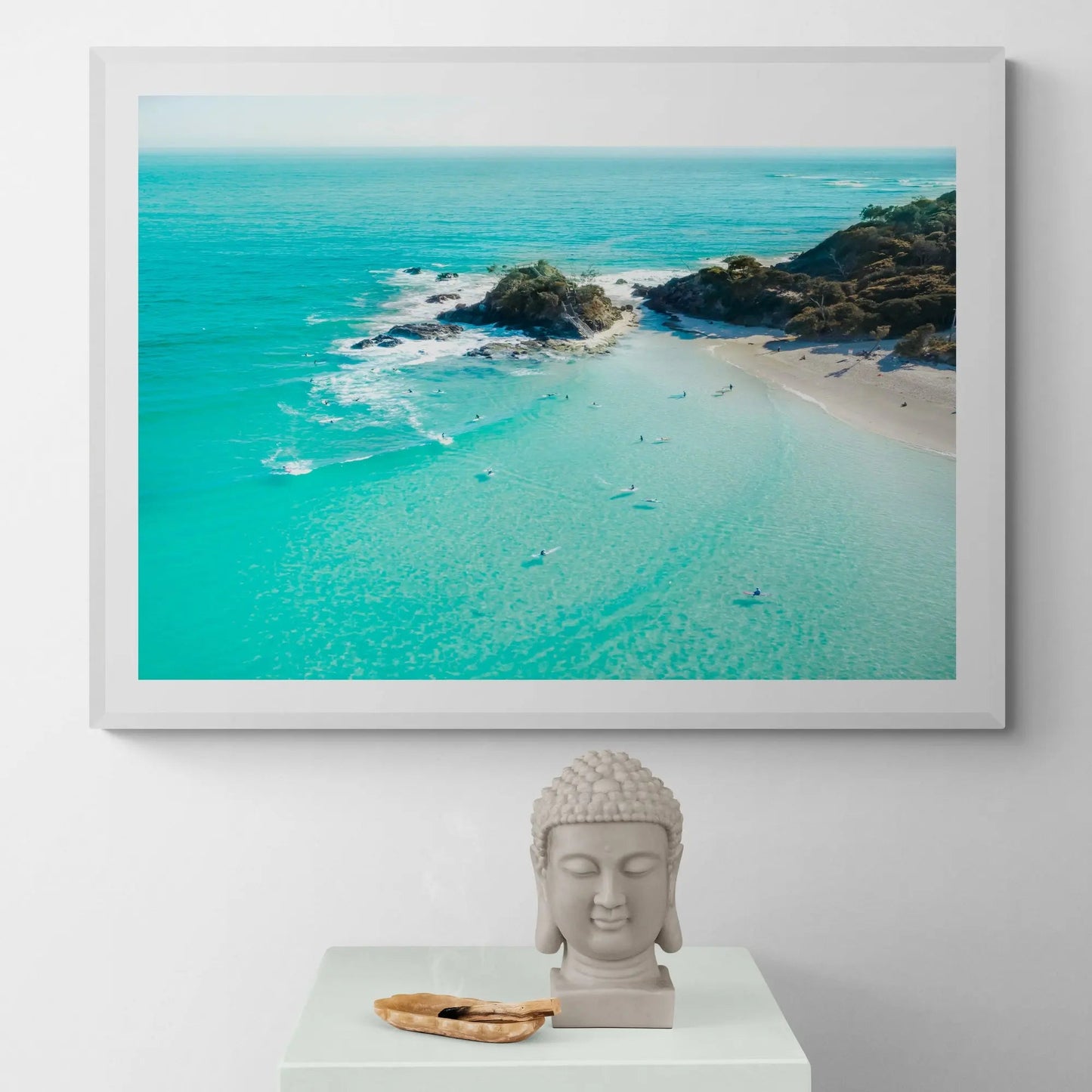 Byron Bay Surfers Art Print