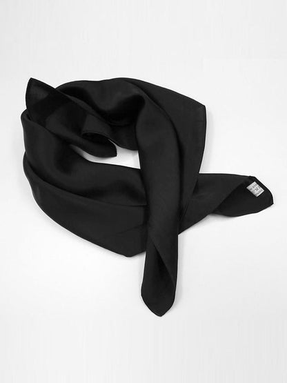 Holiday Gift - Pure Silk Soild Color Square Scarf