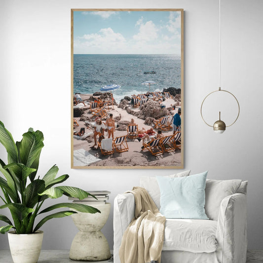 Capri Coast Italy Art Print