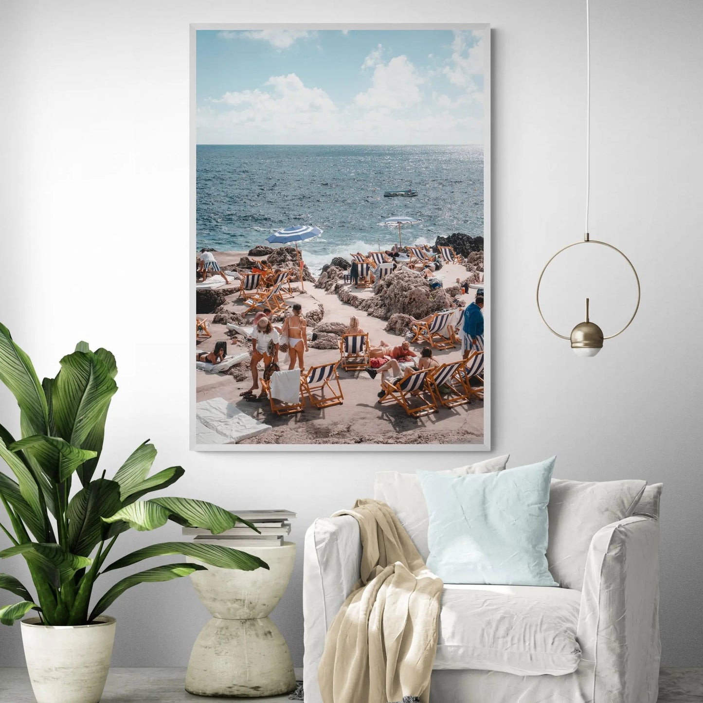 Capri Coast Italy Art Print