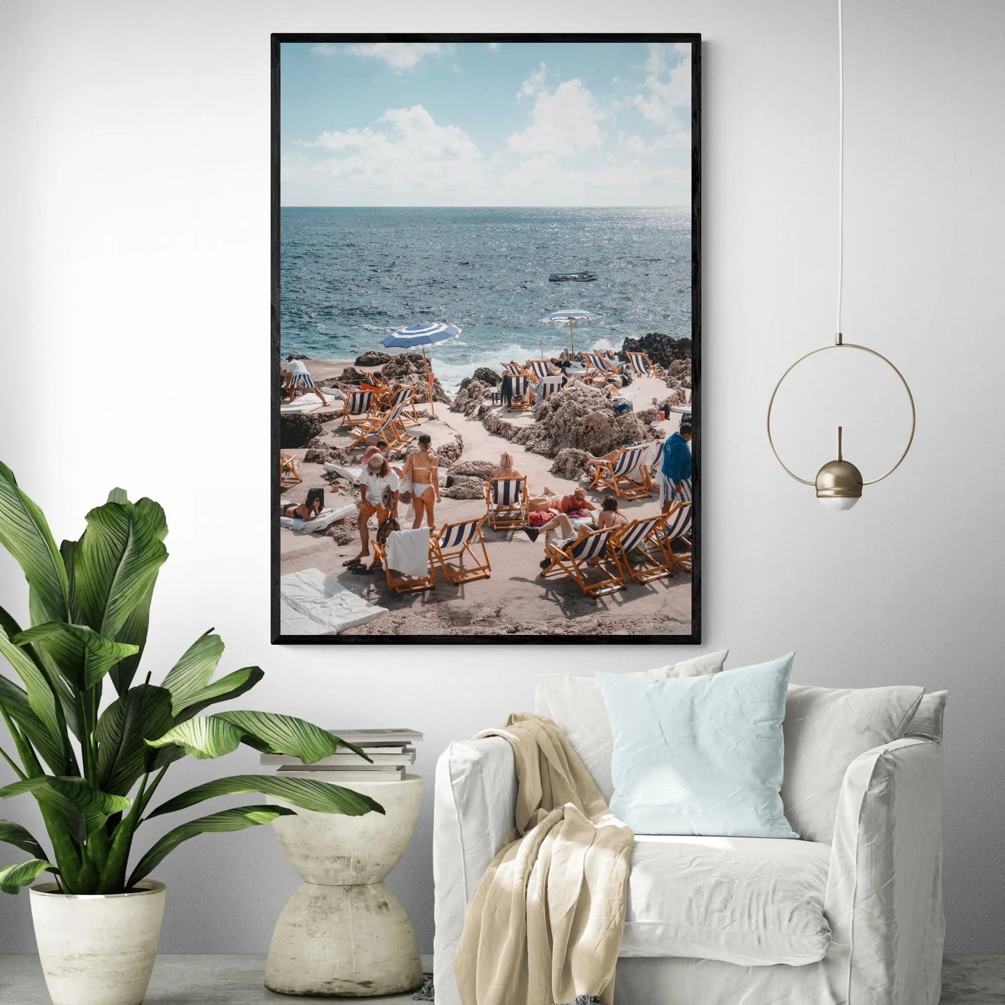 Capri Coast Italy Art Print