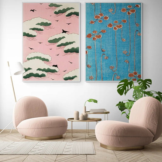 2x Japanese Art Prints by Bijutsu Sekai