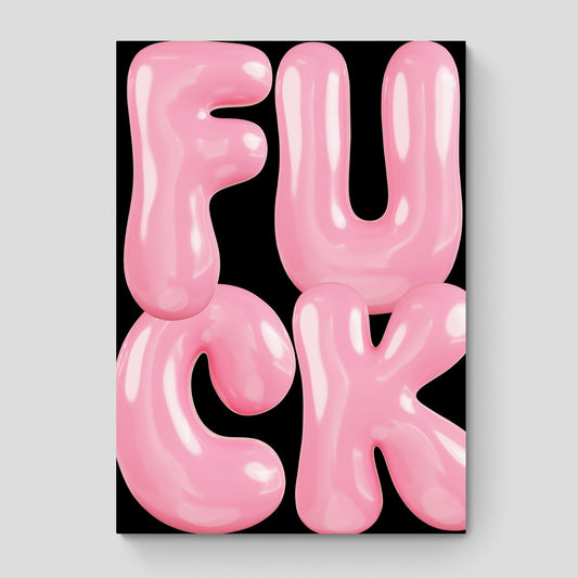 F U C K Art Print by Salty Biche