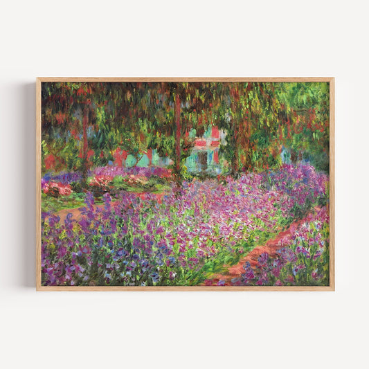 Garden at Giverny 1900 By Claude Monet