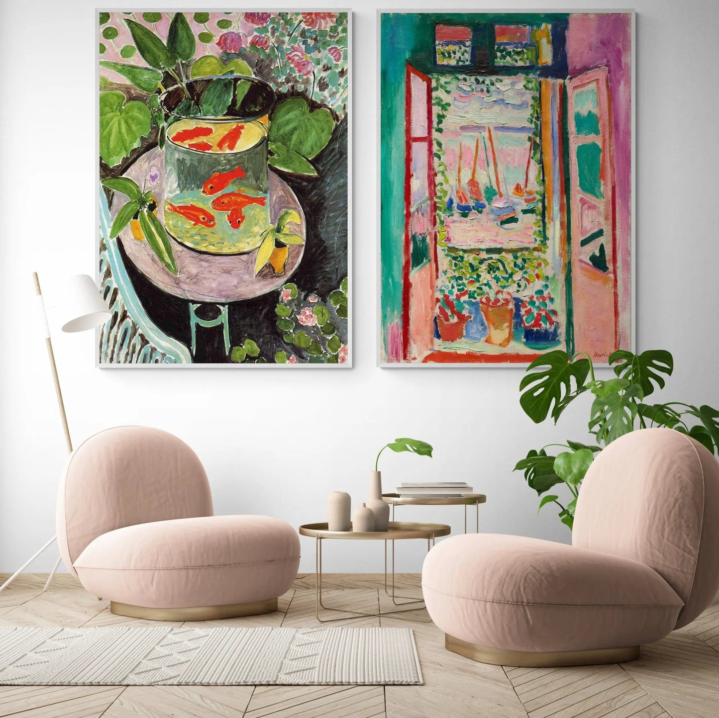 Goldfish + Open Window Set by Henri Matisse