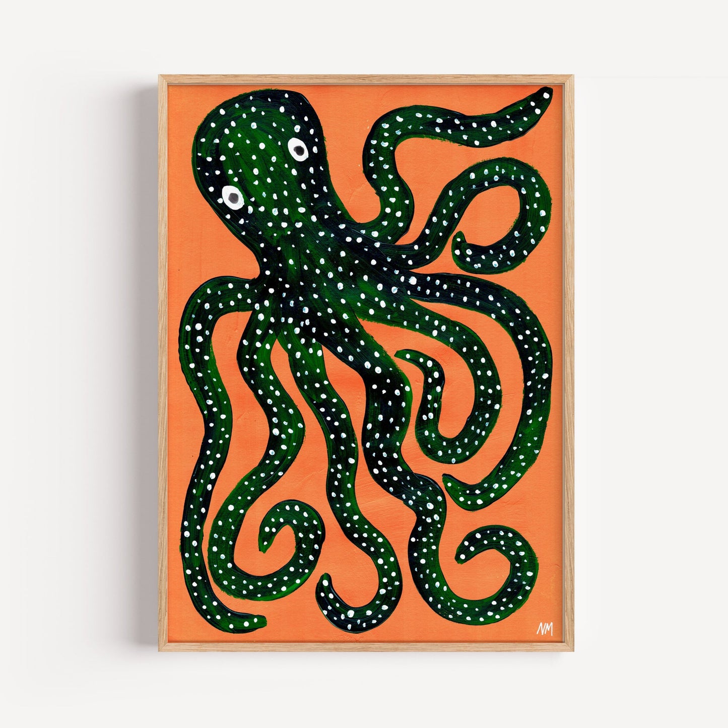 Green Octopus by Nancy McKie