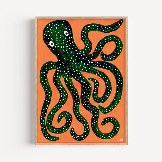 Green Octopus by Nancy McKie