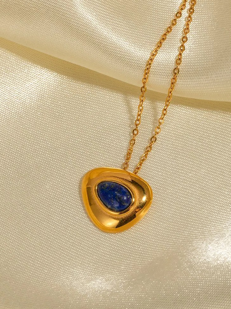 Gouden Lapis Lazuli Ketting | Aurora