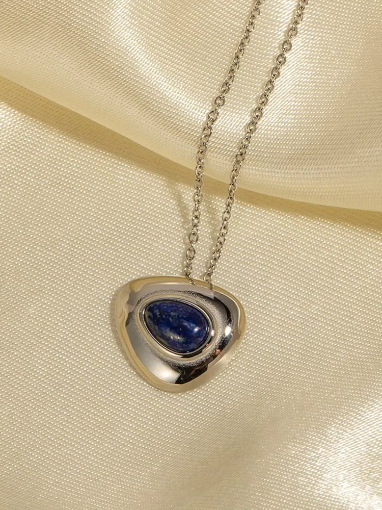 Zilveren Lapis Lazuli Ketting | Elara