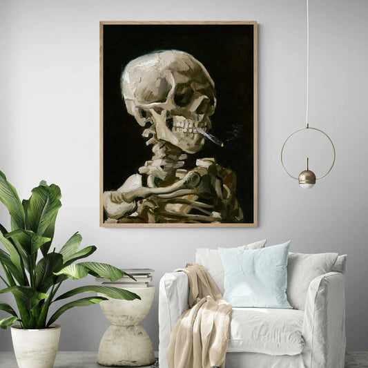 Head Of A Skeleton 1886 by Van Gogh