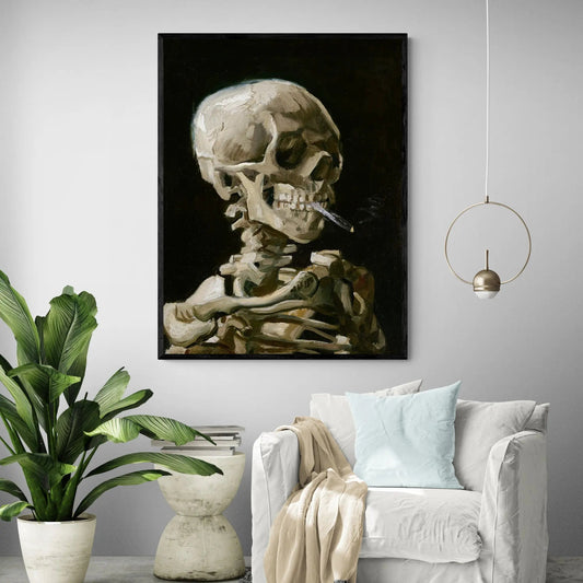 Head Of A Skeleton 1886 by Van Gogh