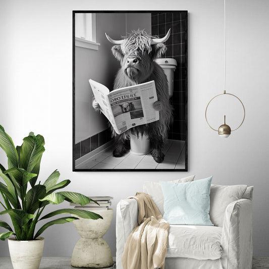 Highland Cow Art Print