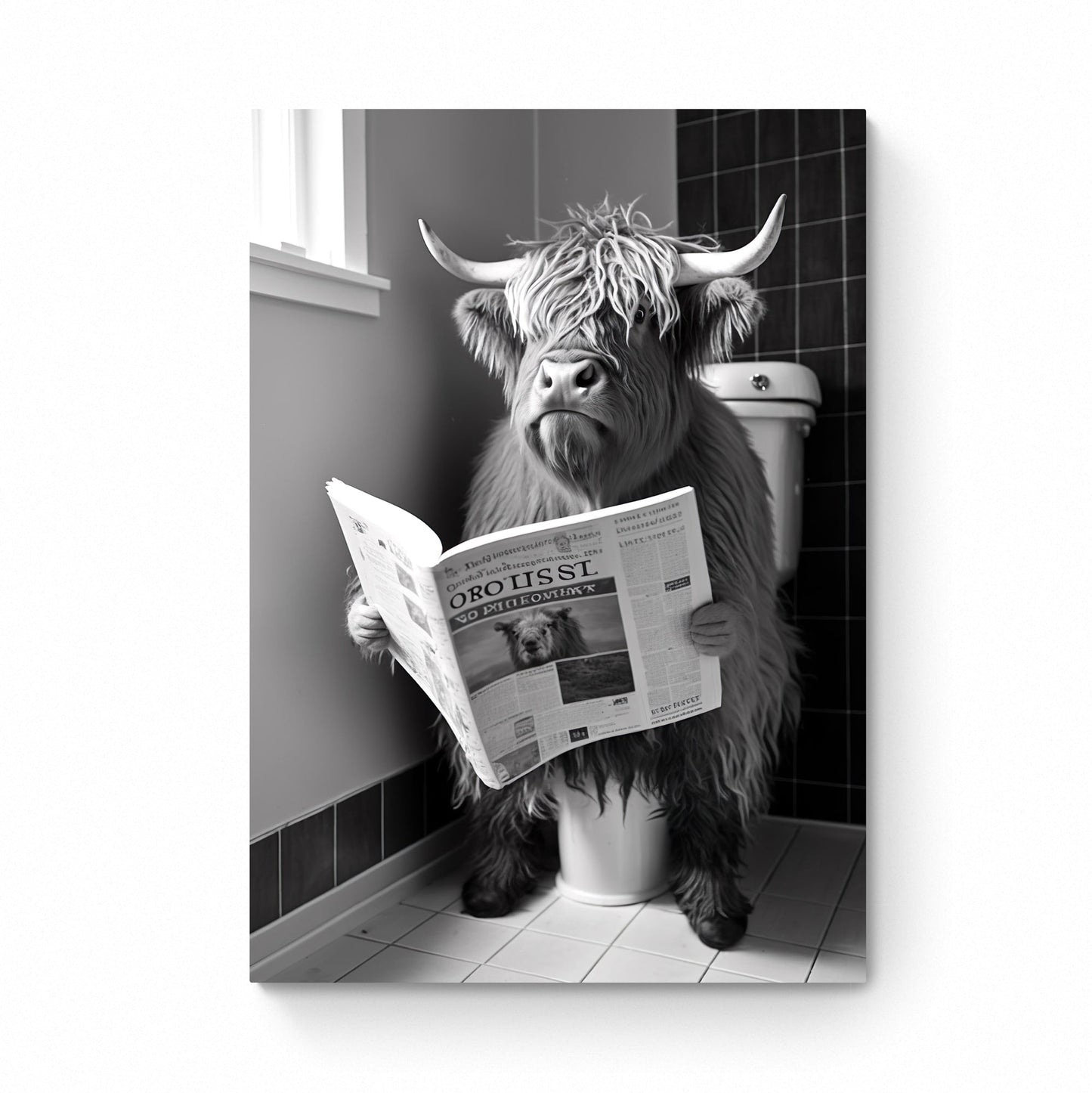 Highland Cow Art Print