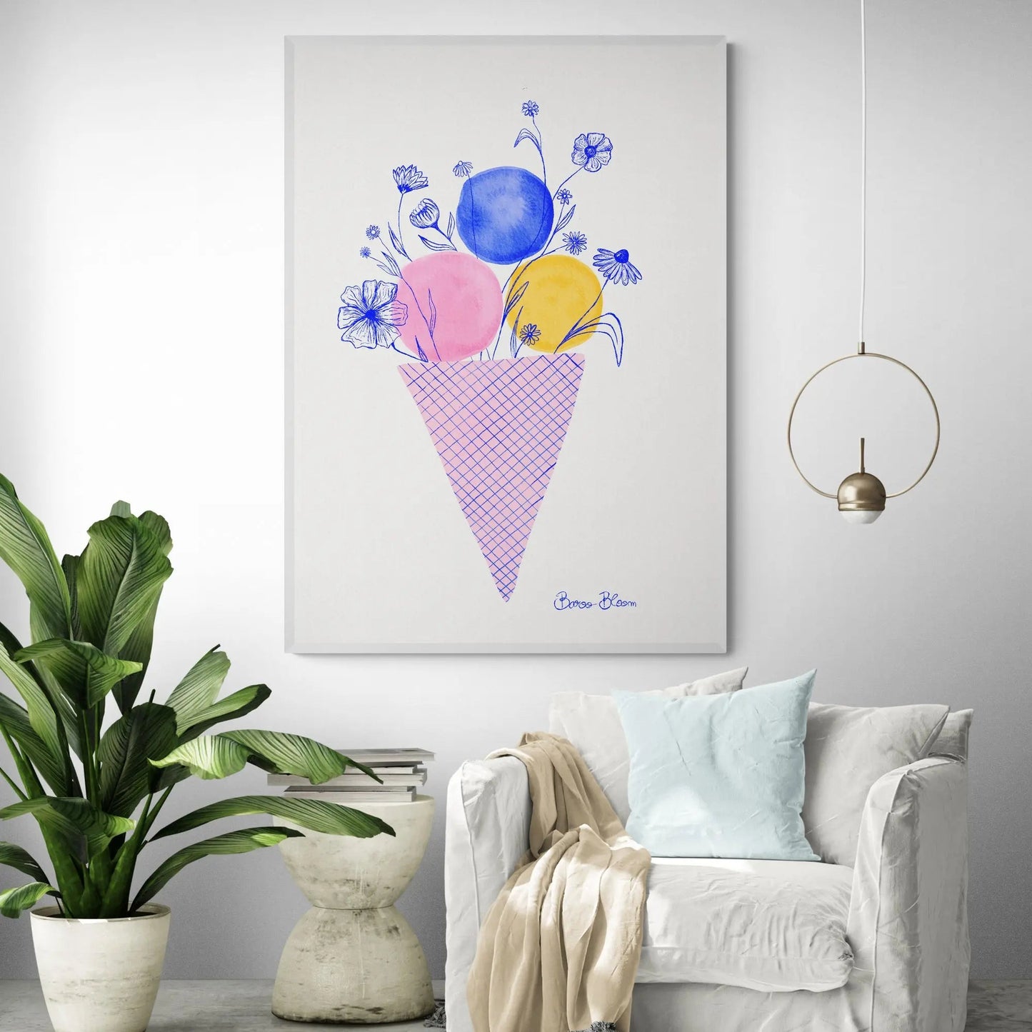 Icecream Flower by Baroo Bloom