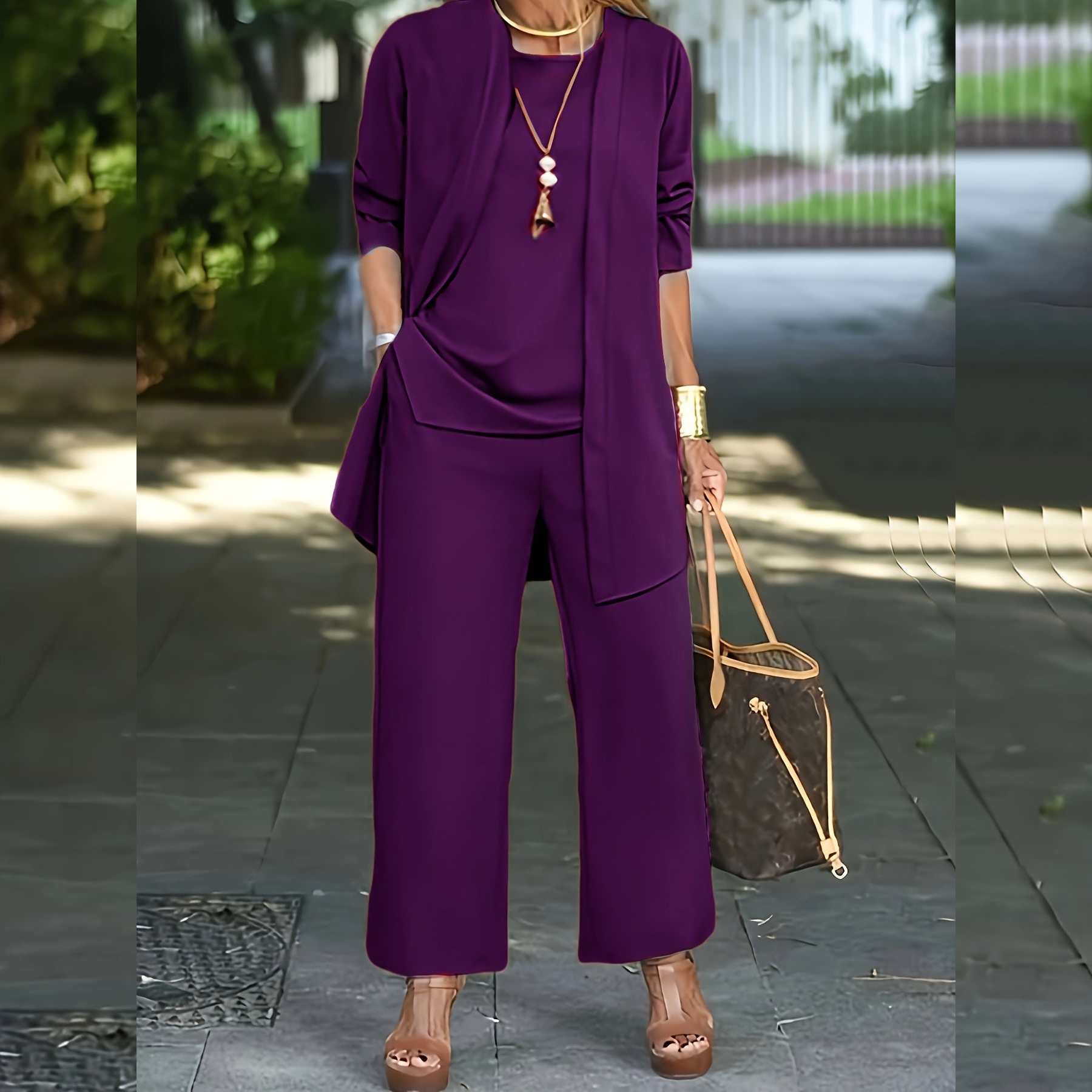 LAYLA | Stylowy Chic Trzyczęściowy Zestaw