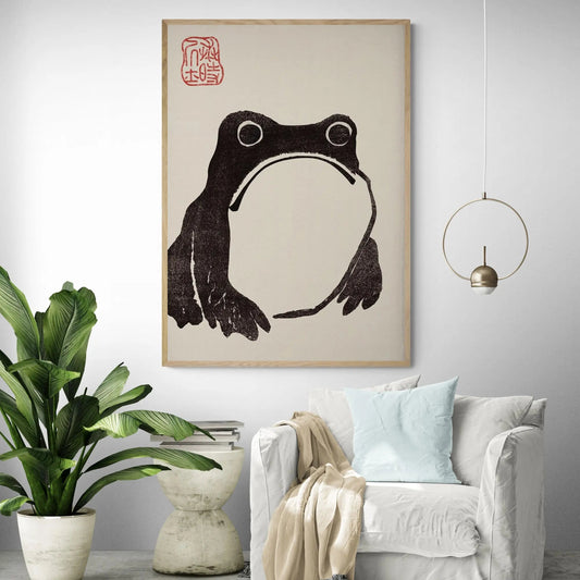 Japanese Frog Art Print