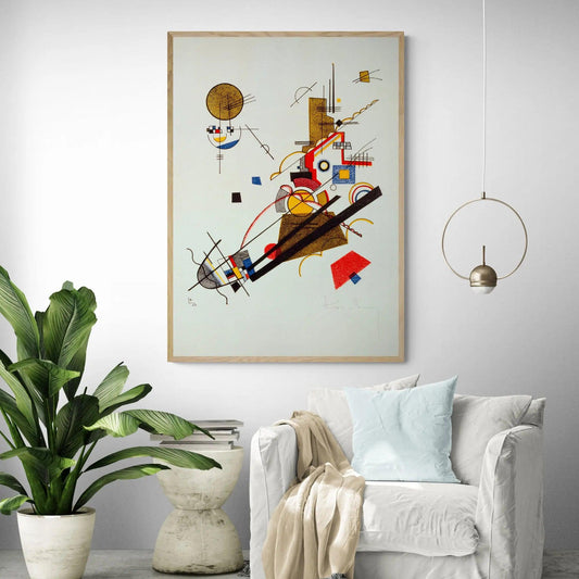 Joyous Ascent by Wassily Kandinsky