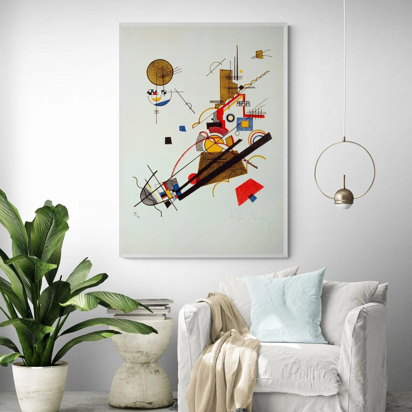 Joyous Ascent by Wassily Kandinsky