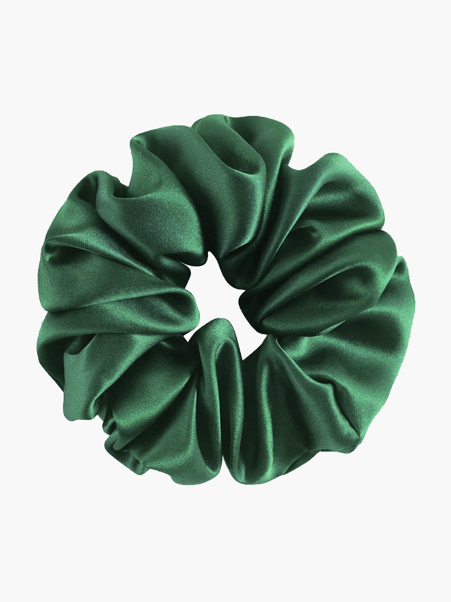 Pure Silk Midnight Scrunchies - Oversized - 6cm