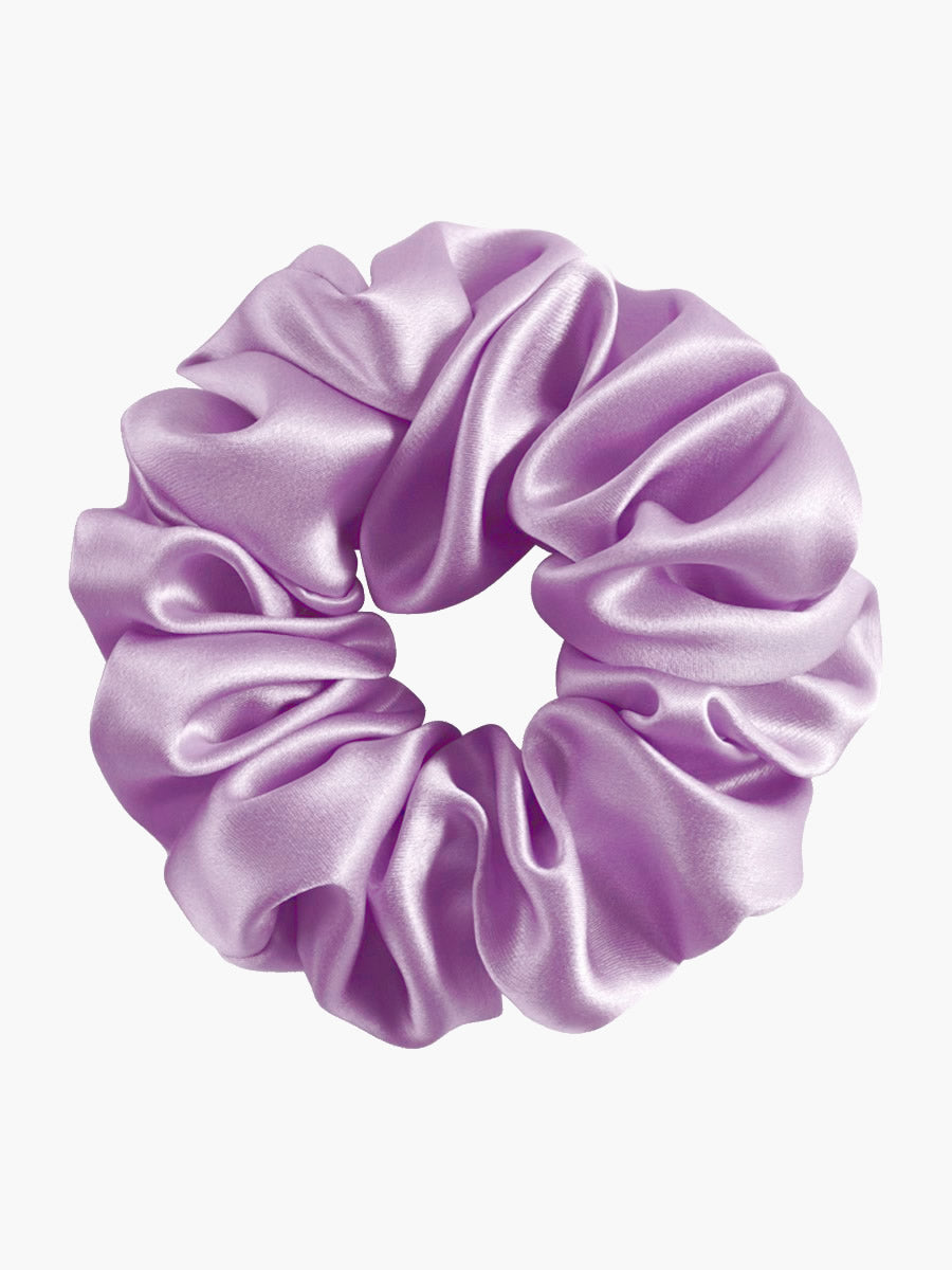 Pure Silk Midnight Scrunchies - Oversized - 6cm