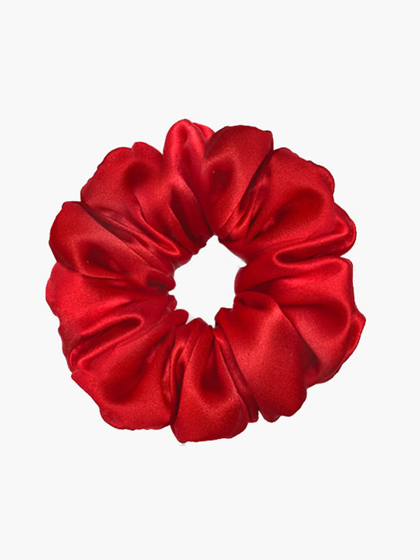 Pure Silk Midnight Scrunchies - Oversized - 6cm