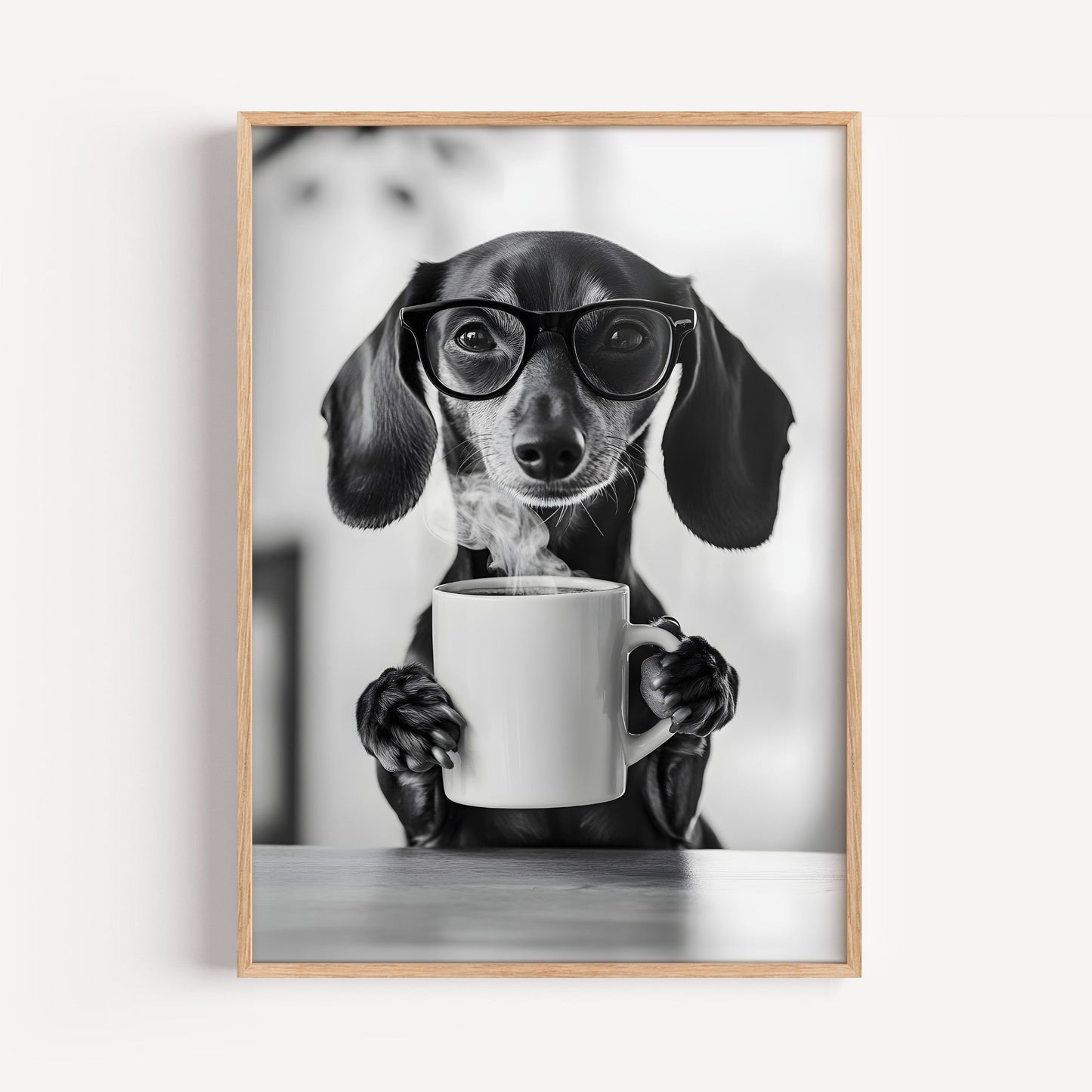 Daily Dachspresso Art Print