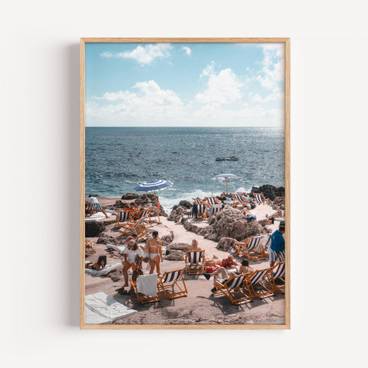 Capri Coast Italy Art Print