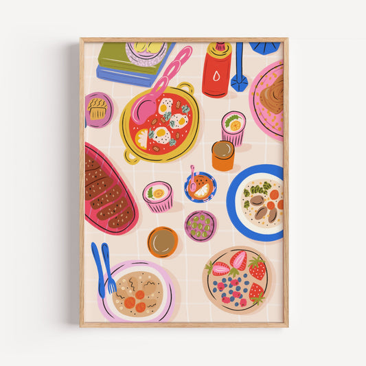 A Colourful Platter by Kartika Paramita