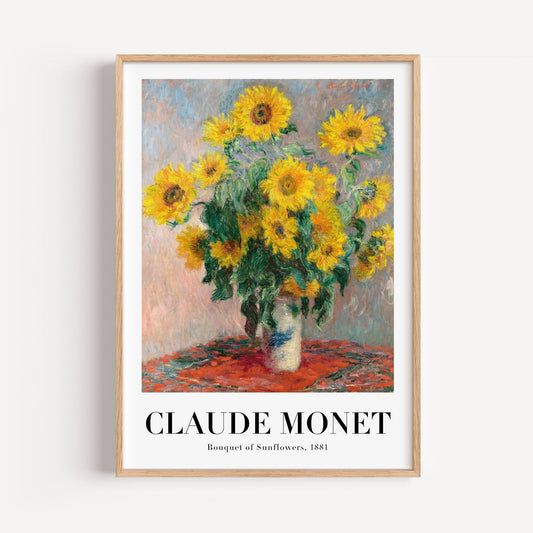 Bouquet by Sunflowers by Claude Monet