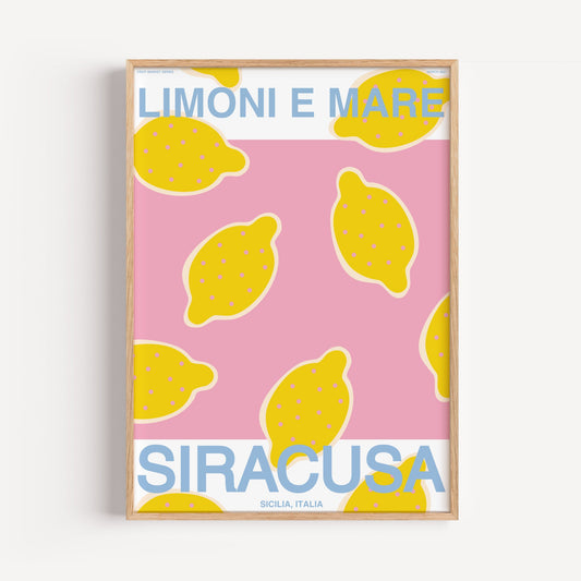 Palermo Lemon Print