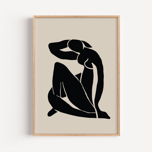 Black Cut-Out by Henri Matisse