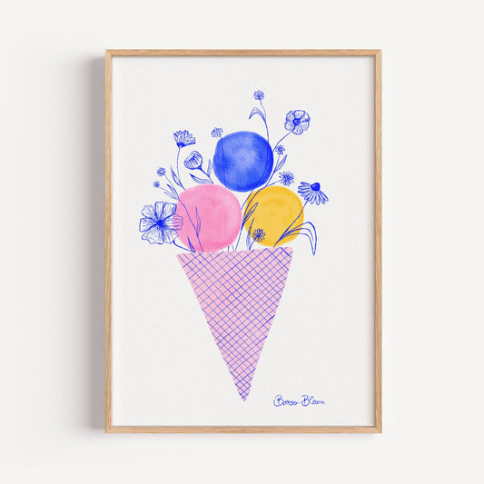 Icecream Flower by Baroo Bloom