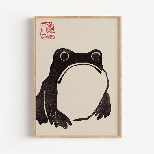 Japanese Frog Art Print